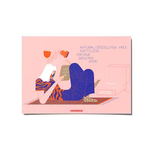 کارت پستال ویندی دیزاین مدل  POSTVINDI 0074 girl