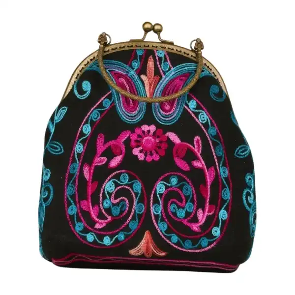 کیف مجلسی زنانه مدل دهانه فلزی