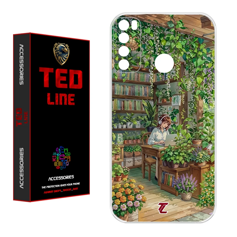 کاور تدلاین طرح دختر کد 1231 مناسب برای گوشی موبایل شیائومی Redmi Note 8