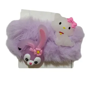 کش مو دخترانه مدل پولیش شب تاب کد 030 مجموعه دو عددی