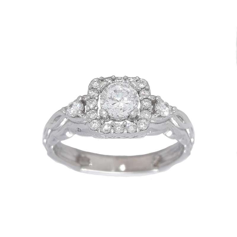 انگشتر نقره زنانه مدل 75