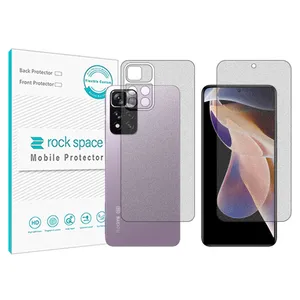 Matte Rockspace HyMTT screen protector suitable for Xiaomi Redmi Note 11 Pro mobile phone with back protector