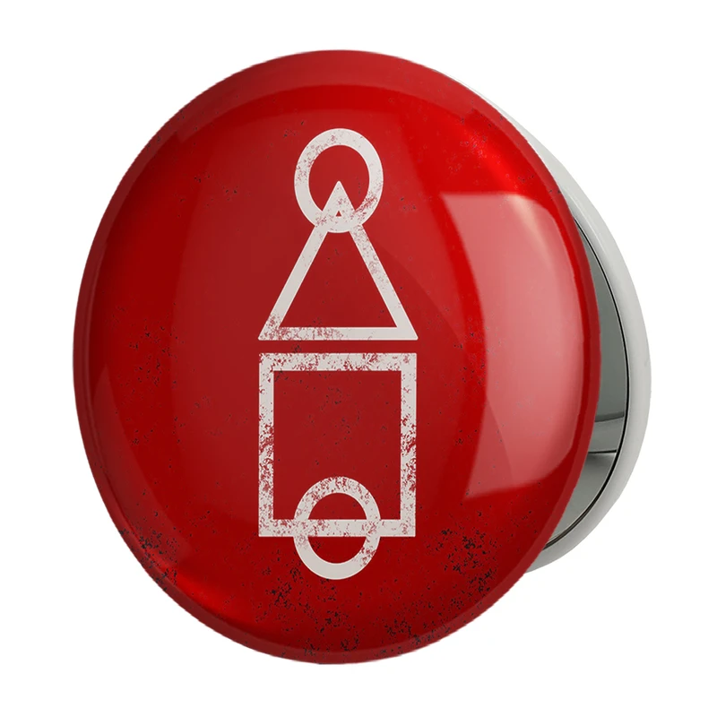 آینه جیبی خندالو طرح بازی مرکب Squid Game مدل تاشو کد 10813 