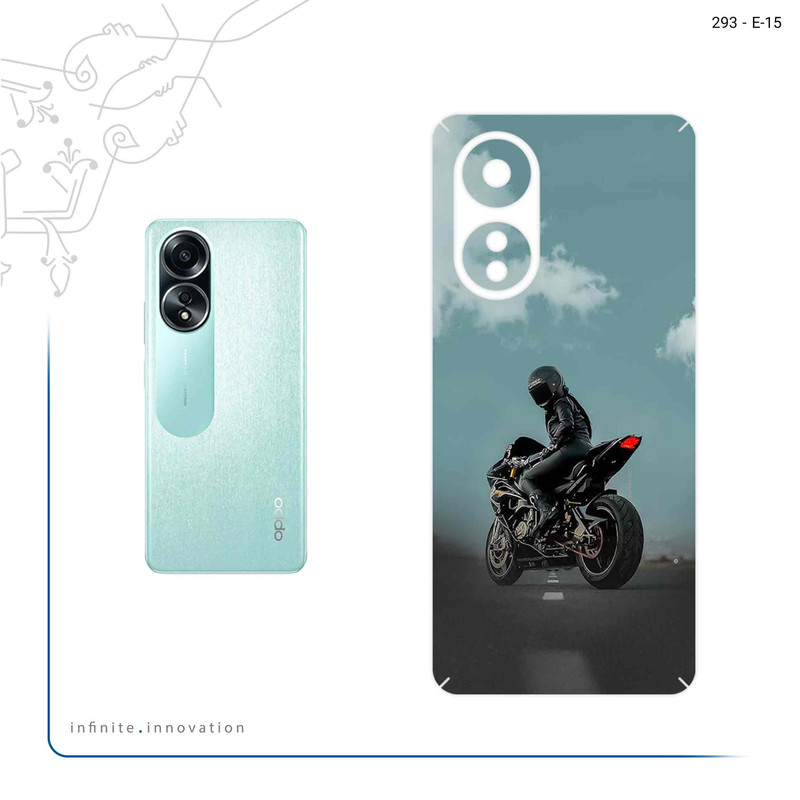 برچسب پوششی ماهوت مدل Motorcycling مناسب برای گوشی موبایل اپو A58 4G