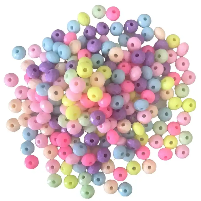 مهره دستبند مدل پاستیلی کد 356 بسته 320 عددی