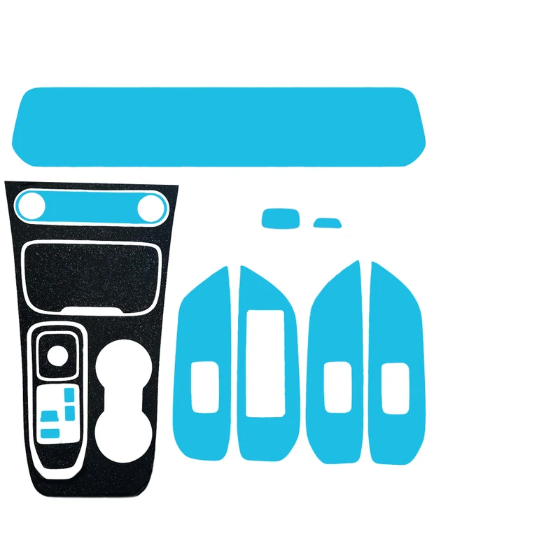 برچسب محافظ داخلی کنسول مدل سوپر متالیک مناسب برای لاماری مجموعه 12 عددی