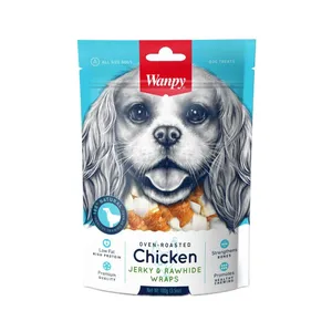 تشویقی سگ ونپی مدل Chicken Jerky Rawhide Wraps کد 008 وزن 100 گرم