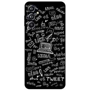 Megafone Social Media 1898 Cover For Samsung Galaxy F54 / M54