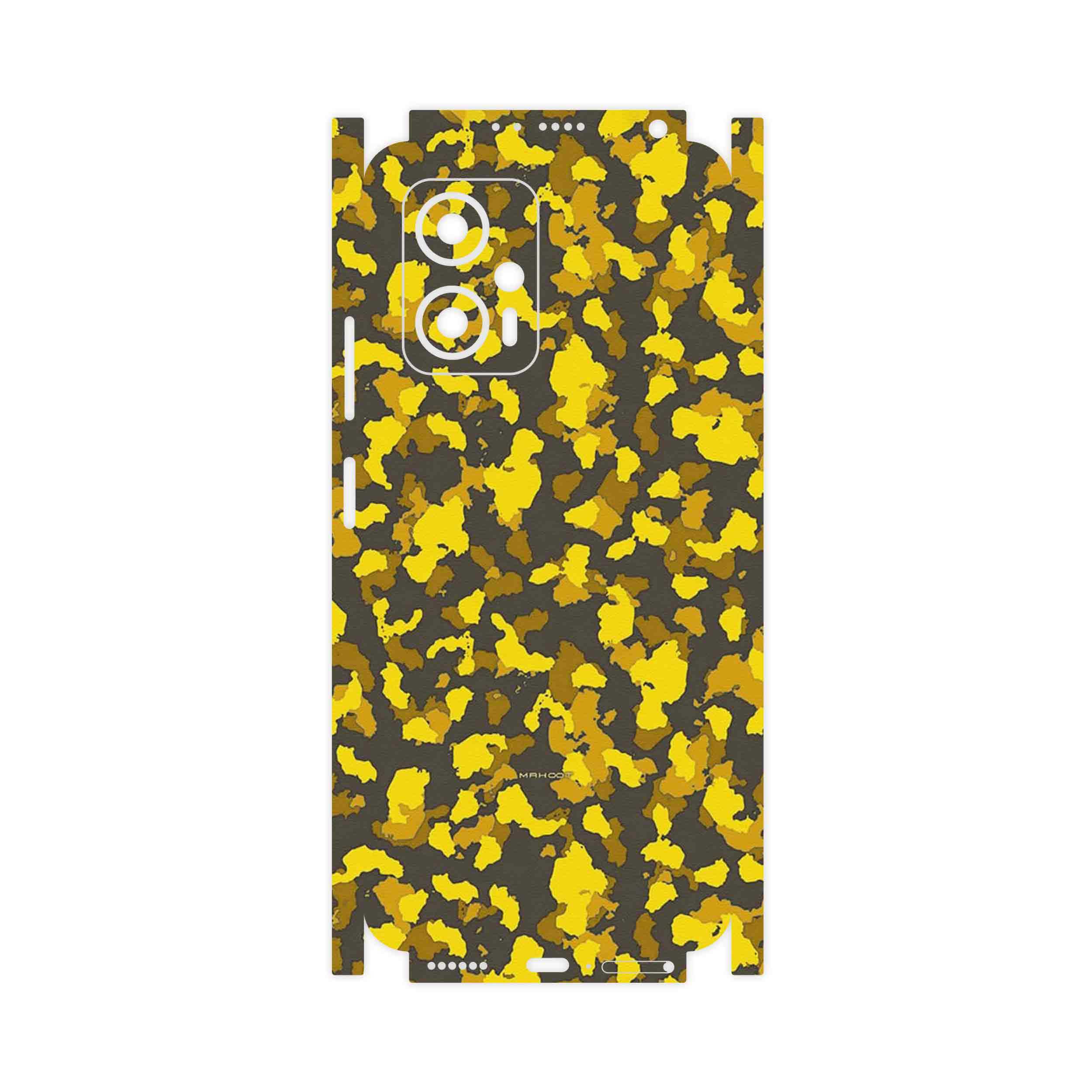 برچسب پوششی ماهوت مدل Yellow Infantry Army-FullSkin مناسب برای گوشی موبایل شیائومی Poco X4 GT