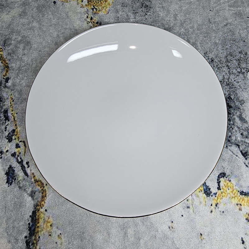 بشقاب خورش خوری مدل گود 21 خط طلا کد 360013 مجموعه 6 عددی