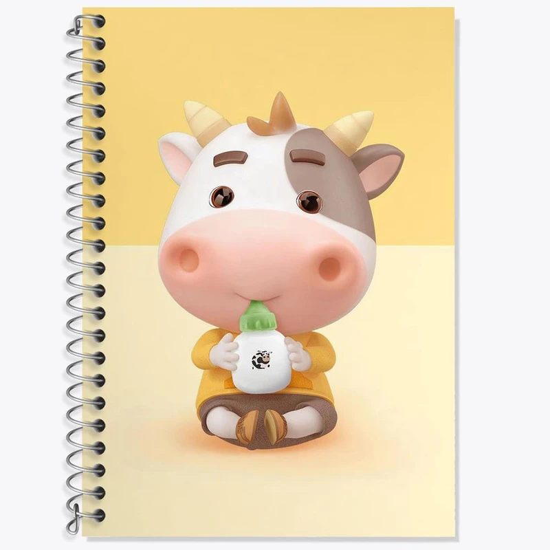 دفتر لغت 50 برگ خندالو مدل گاو کد 3407