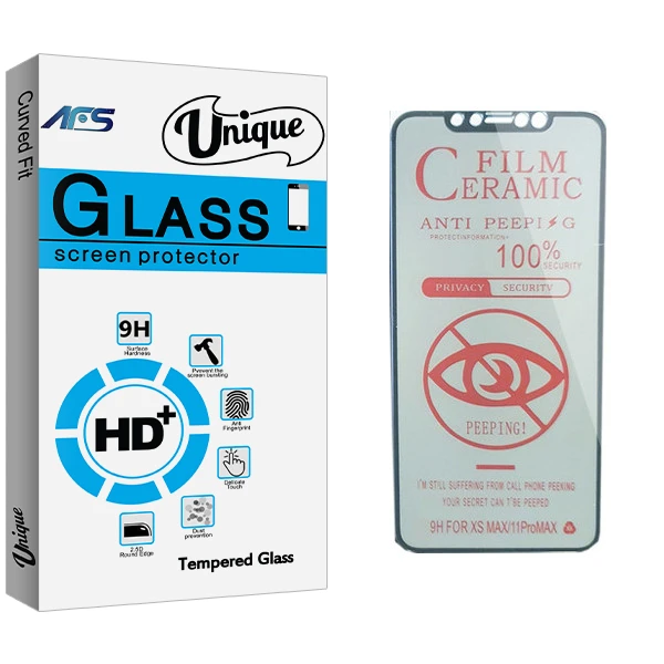 محافظ صفحه نمایش ای اف اس مدل Unique Glass مناسب برای گوشی موبایل اپل iPhone 11 Pro Max