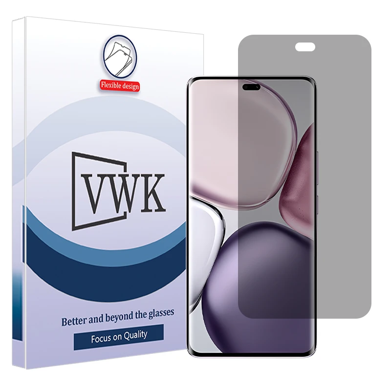 محافظ صفحه نمایش حریم شخصی وی دبلیو کی مدل Tough مناسب برای گوشی موبایل آنر X9c