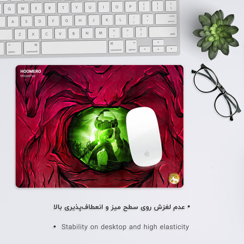 ماوس پد هومرو مدل A4054 طرح بازی DOOM 2