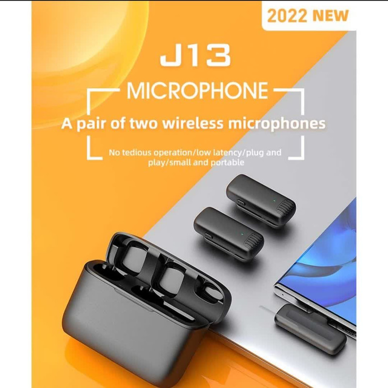 میکروفن یقه ای بی سیم مدل answer J13 lightning