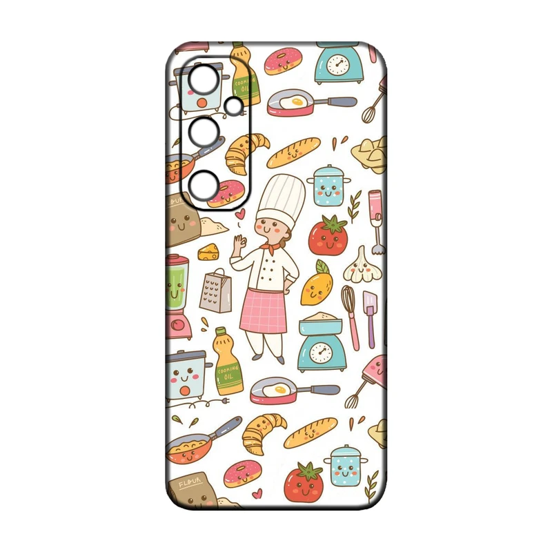کاور طرح آشپز کد 23 مناسب برای گوشی موبایل سامسونگ Galaxy A56