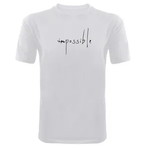تی شرت آستین کوتاه زنانه مدل Impossible کد K69