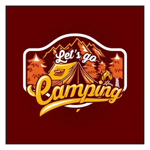 برچسب خودرو طرح کمپینگ کد 2342