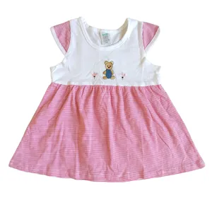 پیراهن دخترانه مدل نخی گلدوزی کد 314