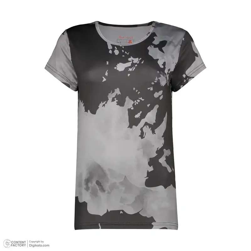 تی شرت آستین کوتاه ورزشی زنانه پانیل مدل 600GYBK