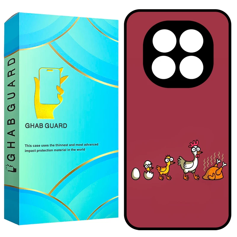 کاور قاب گارد طرح مرغ مدل GN14P مناسب برای گوشی موبایل شیائومی Redmi Note 14 Pro 5G / Note 14 Pro Plus 5G