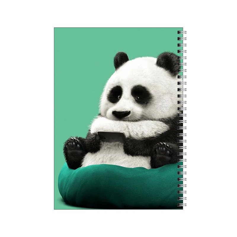دفتر مشق 50 برگ بامبیلیپ طرح پاندا و بازی کامپیوتری کد 6379762