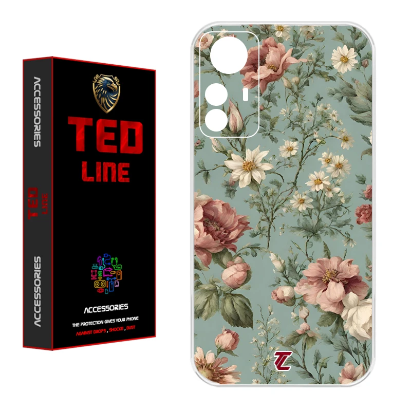 کاور تدلاین طرح گل کد 1152 مناسب برای گوشی موبایل شیائومی Redmi Note 12S