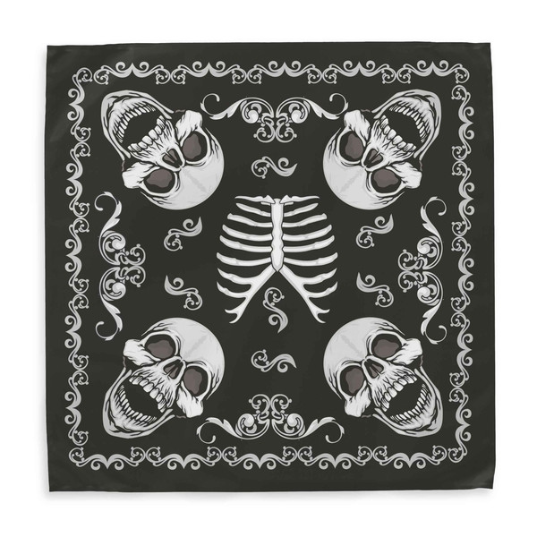 دستمال سر و گردن هاماگراف مدل skulls body