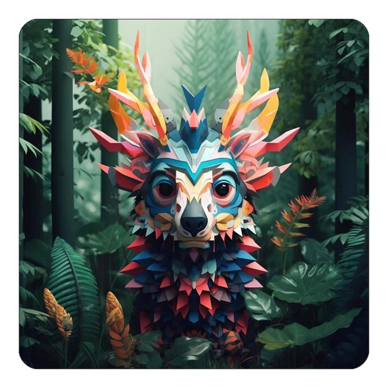 مگنت کاکتی طرح حیوانات رنگی مدل mp25637