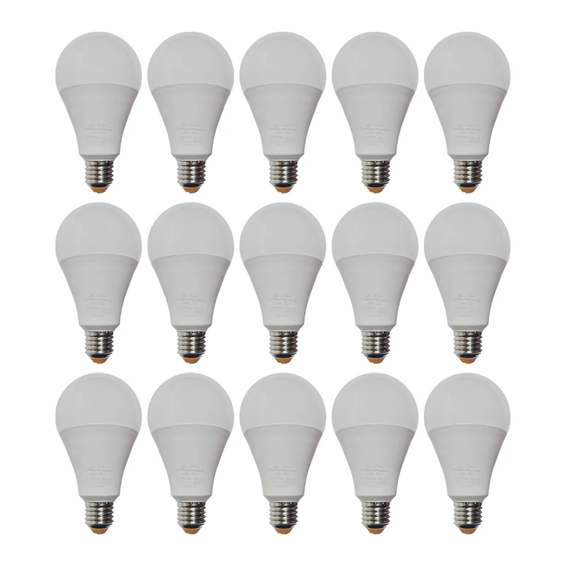 لامپ ال ای دی 20 وات نمانور مدل A80 پایه E27 بسته 15 عددی