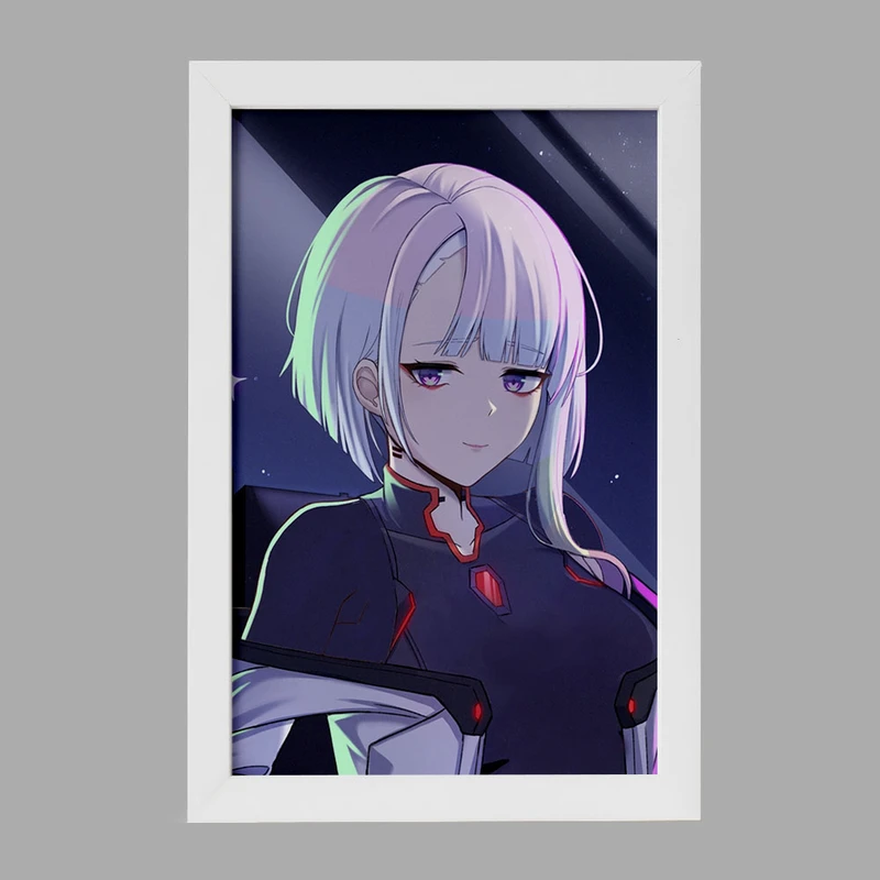 تابلو خندالو مدل لوسی انیمه سایبرپانک کد 23958