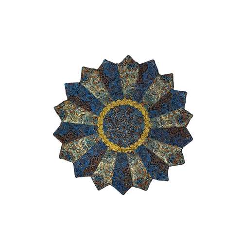 رومیزی ترمه مدل چهل تکه دوزی گلستان کد N35-35