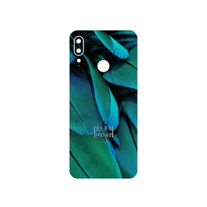 MAHOOT Green Feather Cover Sticker for Motorola Moto E6 Plus
