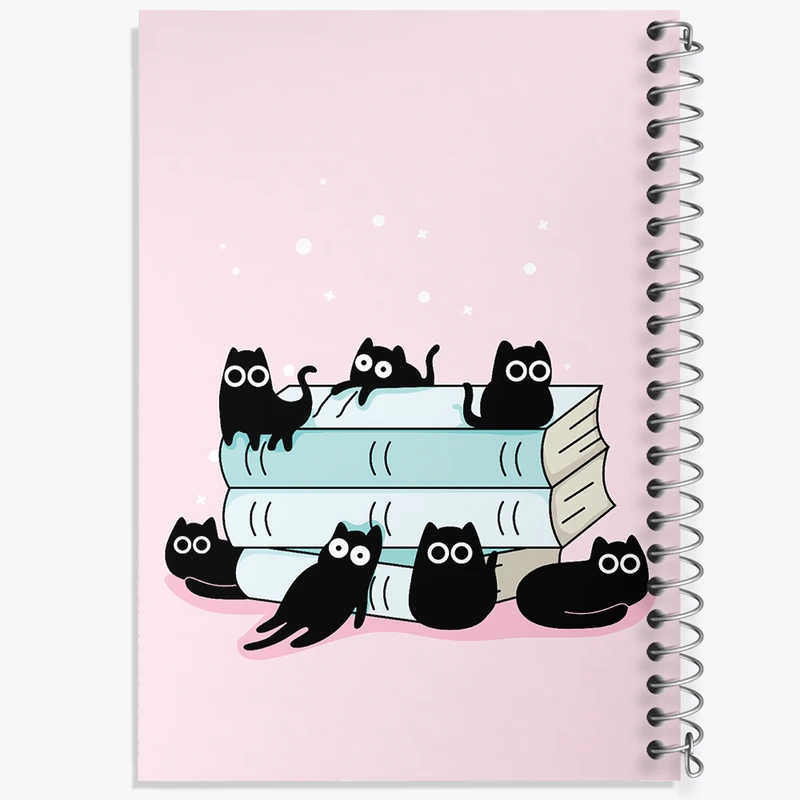 دفتر لیست خرید 50 برگ خندالو طرح گربه های بامزه کد N4118