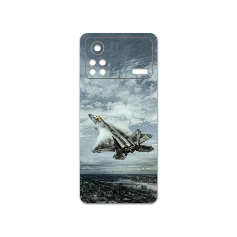 برچسب پوششی ماهوت مدل F-22-Raptor مناسب برای گوشی موبایل شیائومی Poco X4 Pro 5G