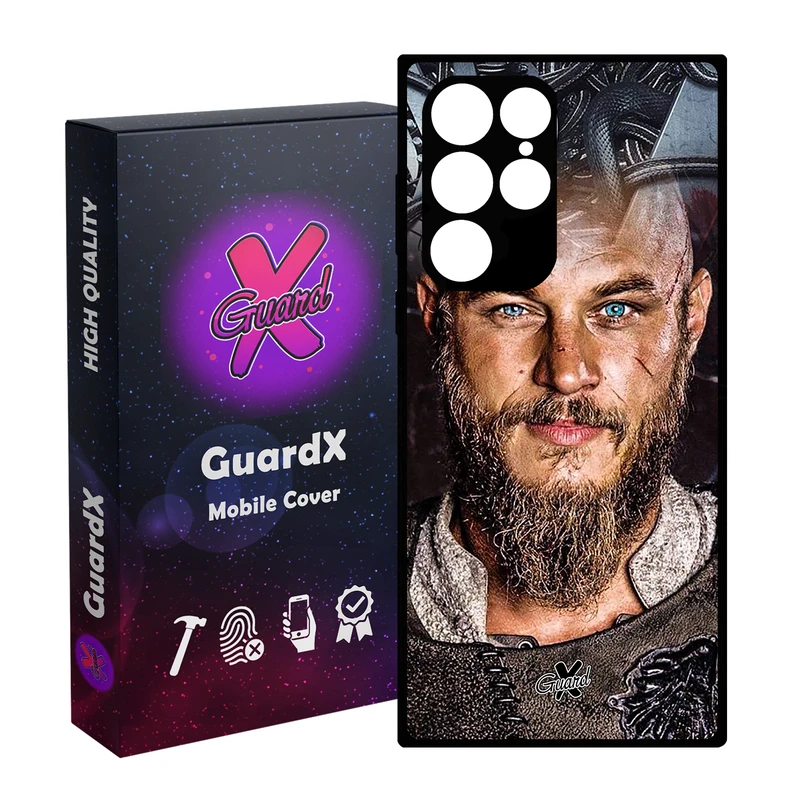 کاور گارد ایکس طرح Vikings مدل Glass10240 مناسب برای گوشی موبایل سامسونگ Galaxy S23 Ultra