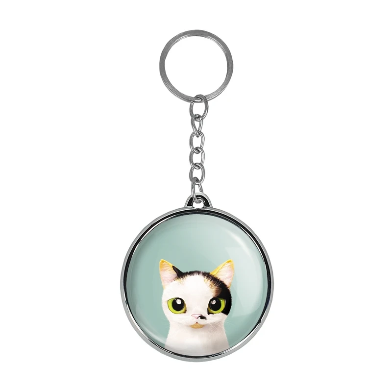 جاکلیدی خندالو طرح گربه مدل دوطرفه کد 2831628317