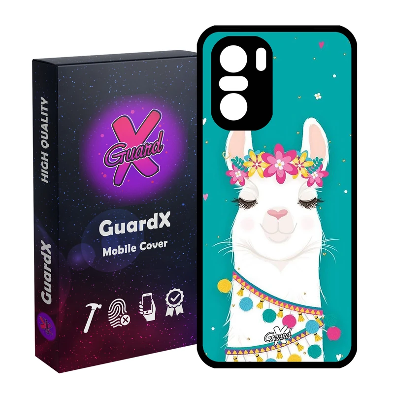 کاور گارد ایکس طرح Llama مدل Glass10017 مناسب برای گوشی موبایل شیائومی Poco F3/MI 11X/MI 11X Pro/Redmi K40/K40 Pro