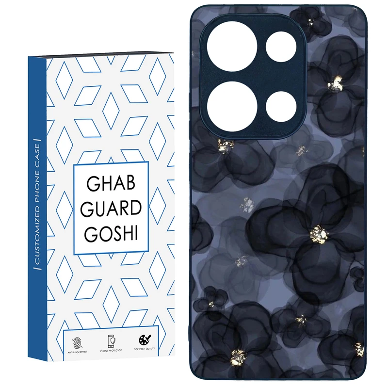 کاور قاب گارد گوشی طرح گل کد TPU-185 مناسب برای گوشی موبایل شیائومی Redmi Note 13 Pro 4G / Poco M6 Pro 4G