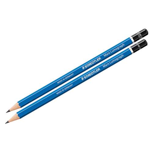 مداد طراحی استدلر مدل LOMO B2-B مجموعه 2 عددی