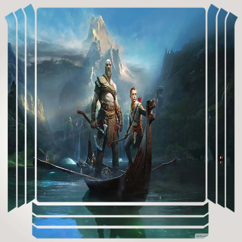 برچسب پلی استیشن ۴ مدل god of war کد PSP-320 