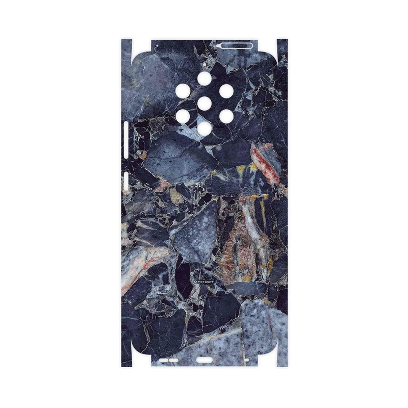 برچسب پوششی ماهوت مدل Broken black marble-FullSkin مناسب برای گوشی موبایل نوکیا 9 Pureview