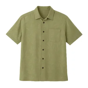 پیراهن آستین کوتاه یقه برگردان مردانه مدل کوهیار 