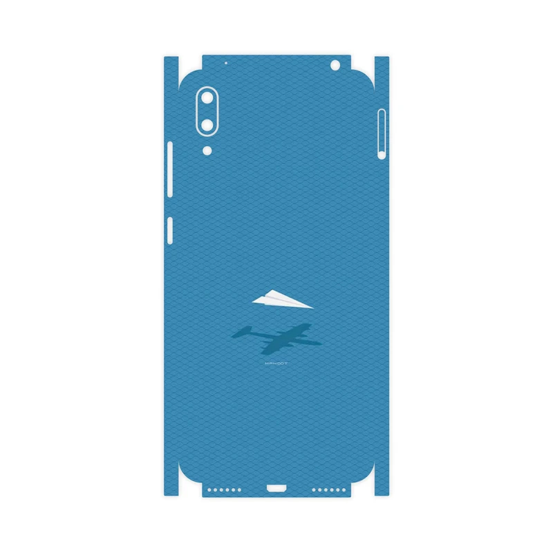 برچسب پوششی ماهوت مدل Minimal Paper Airplane-FullSkin مناسب برای گوشی موبایل هوآوی Y7 Pro 2019