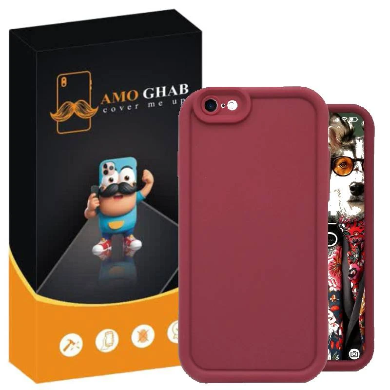کاور عمو قاب مدل سیلیکونی سولید مناسب برای گوشی موبایل اپل iPhone 7 / 8