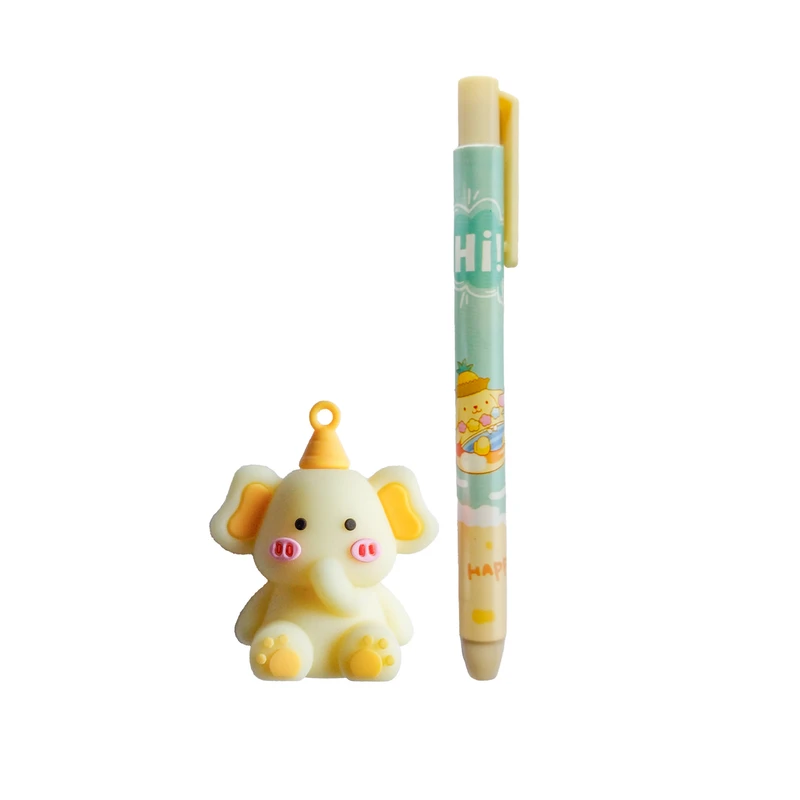 تراش مدل فانتزی طرح فیل به همراه پاک کن اتودی