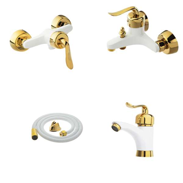 ست شیرآلات فراست پویا مدل قاصدک ST133 مجموعه 4 عددی