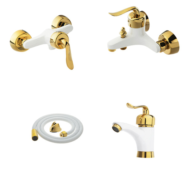 ست شیرآلات فراست پویا مدل قاصدک ST133 مجموعه 4 عددی