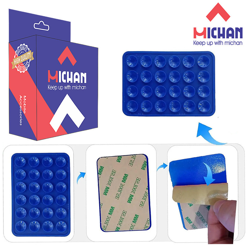 نگهدارنده گوشی موبایل میچان مدل چسبونکی