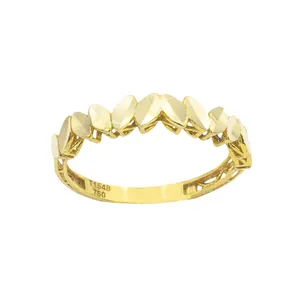 انگشتر طلا 18 عیار زنانه باراد زر مدل بهدیس BZ77